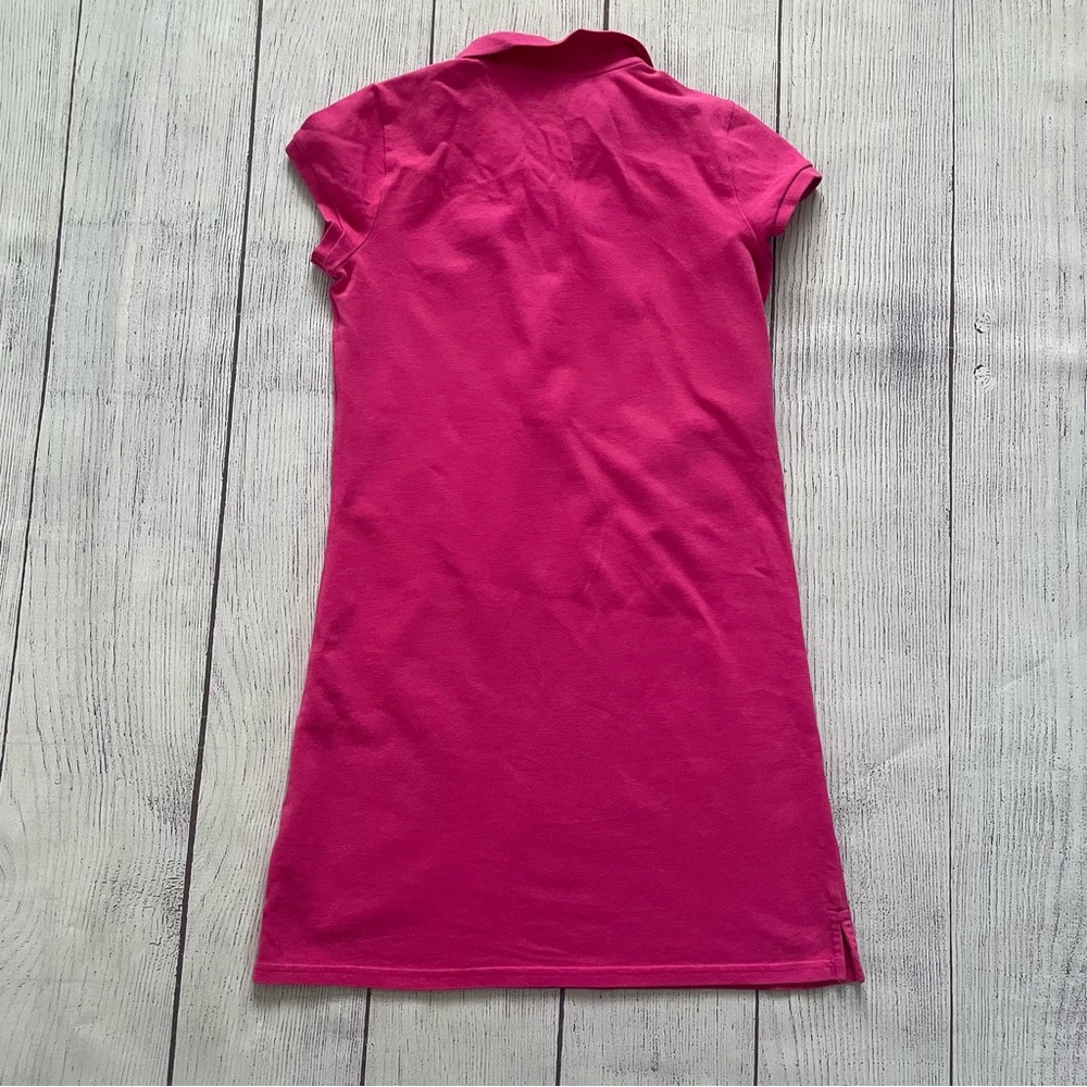 Ralph Lauren Hot Pink Three Button Short Sleeve Polo Dress Size XL (16) - Picture 2 of 7